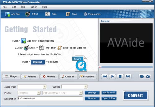 MOV converter