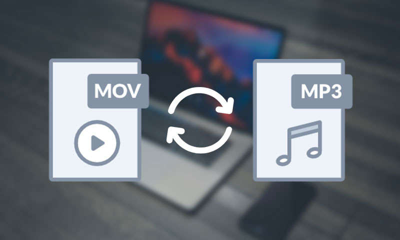 MOV को MP3 में बदलें