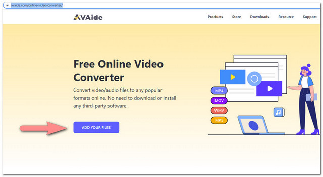 AVaide Paste Link Pasul 1 Conversia AVI în MP4