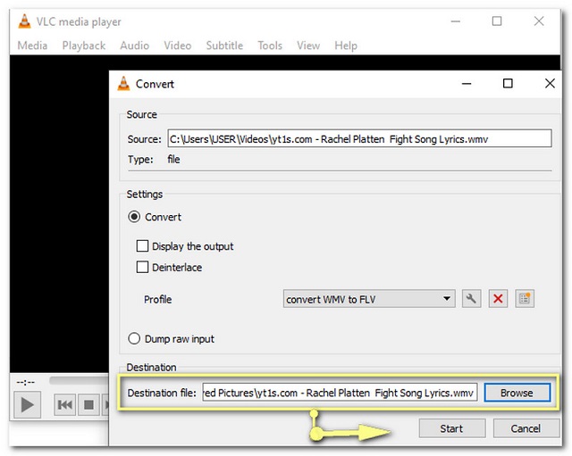 File WMV FLV VLC