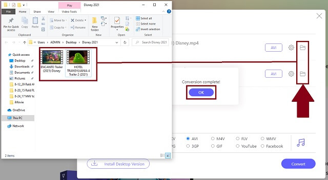 DivX AVI AVAide Uloženo