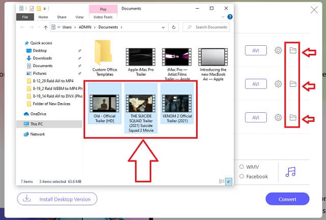 FLV AVI AVAide Uložená kontrola