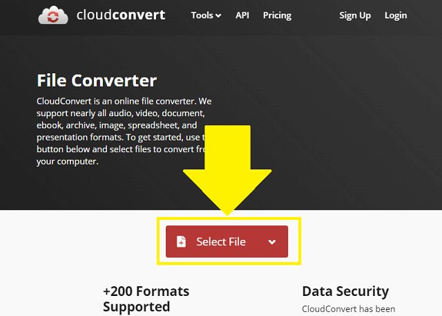 Import FLV MOV Cloudconvert