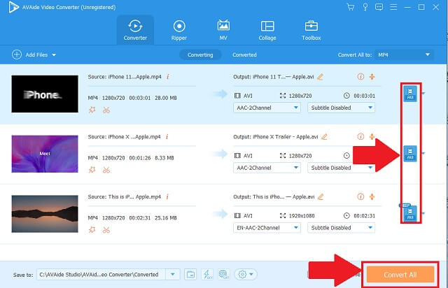 Dossier de conversion M4V AVI AVAide