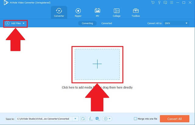 M4V MOV AVAide Arrastrar Videos