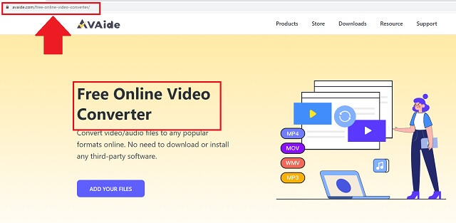 M4V MOV AVAide Kunjungi Browser