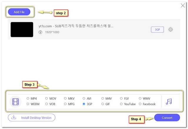 File Konversi Online MKV 3GP