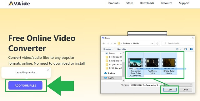 MKV MOV AVAide videoimport