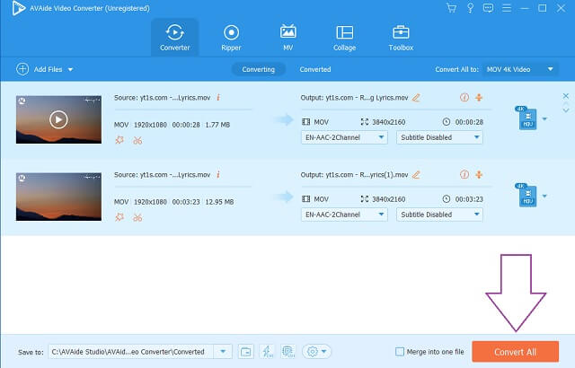 MPEG MOV-bestand converteren