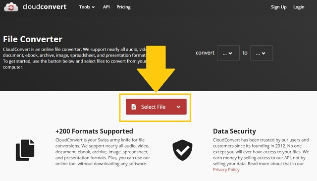 VOB AVI CloudConvert เพิ่ม