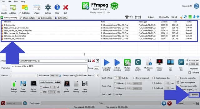 VOB FLV FFMEG Converter Navegar