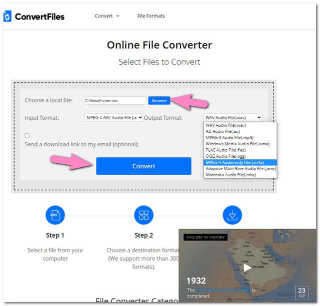 AAC M4A Convertfiles-bestand