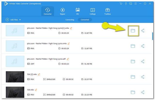 File convertito AMR WAV AVAide Converter