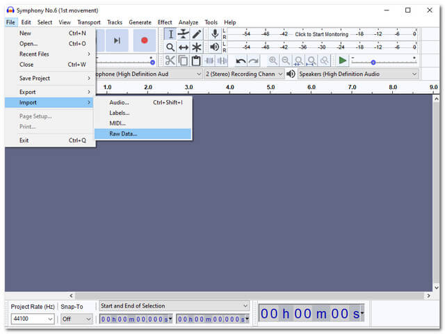 File Audacity FLAC MP3