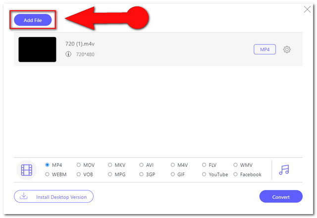 Fail Muat Naik Dalam Talian M4V M4A