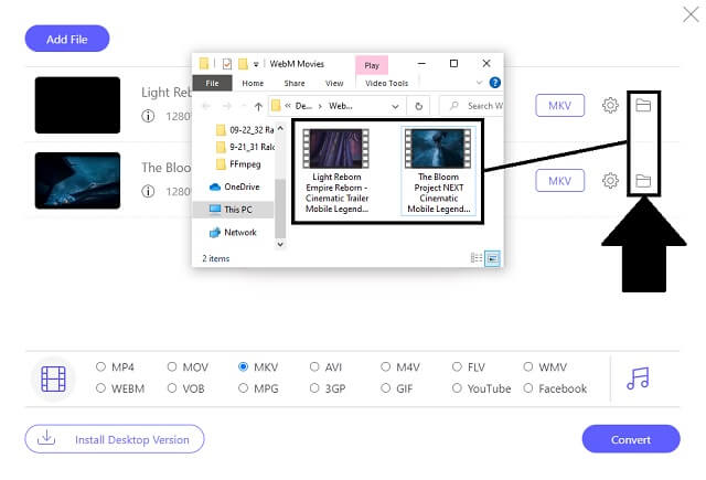 WMV MKV AVAide Démarrer la conversion