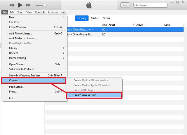 AIFF WAV iTunes Convert