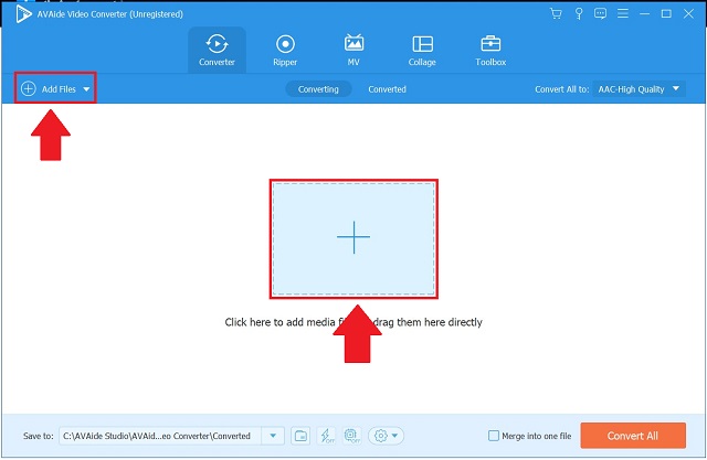 AVAide Ispustite MP4 datoteke