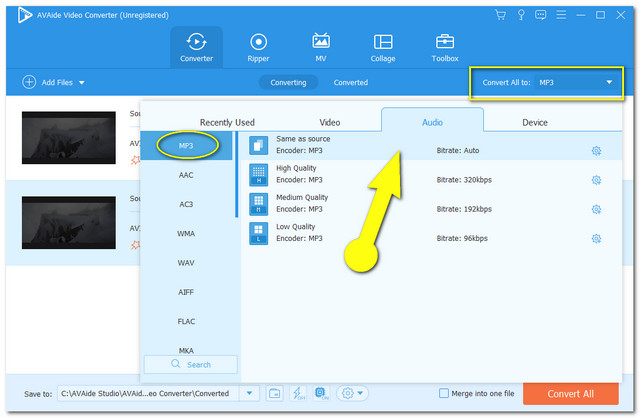 DivX MP3 Set datoteka