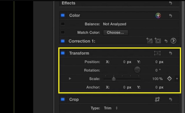 Final Cut Pro 액세스 변환