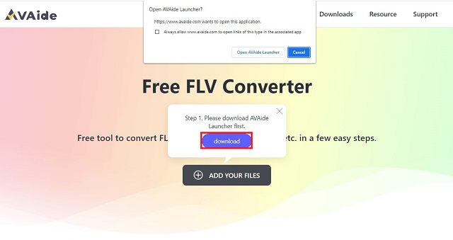 FLV WAV AVAide เปิดตัว