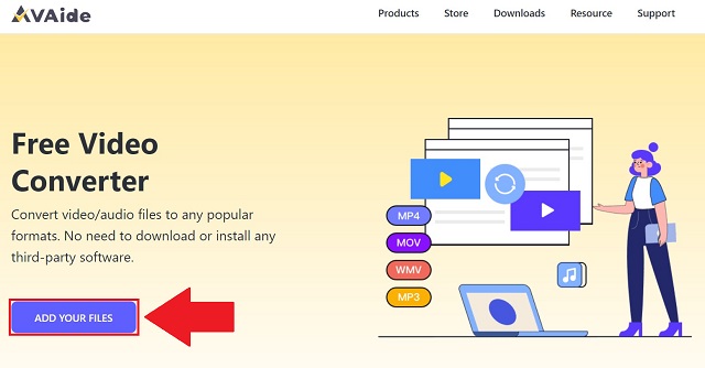 無料のAVAideWMAからAACへファイルを追加