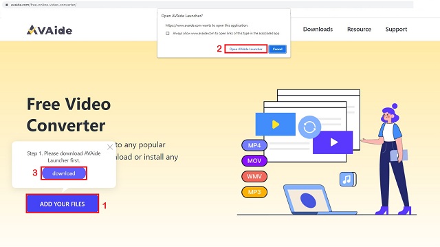 アプリをダウンロードしてインストールするAACへの無料のAVAideWMV