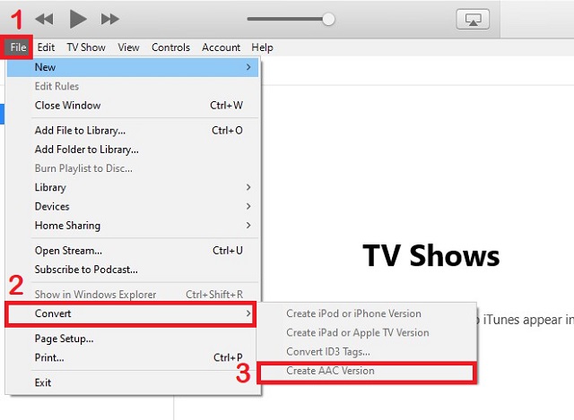 iTunes WMA Kepada AAC Tukar Kepada AAC