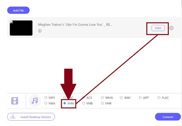 MP3 M4A AVAide Přidat místní