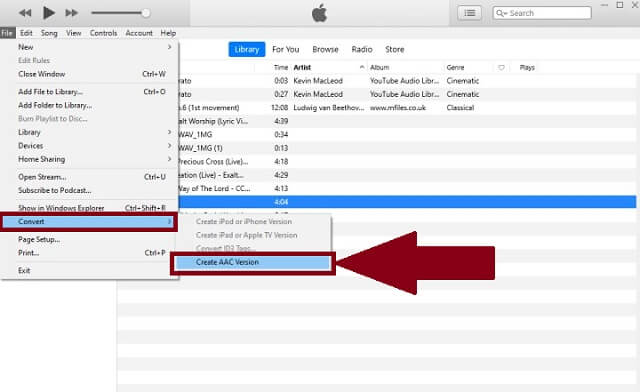 MP3 M4A iTunes Dodaj format