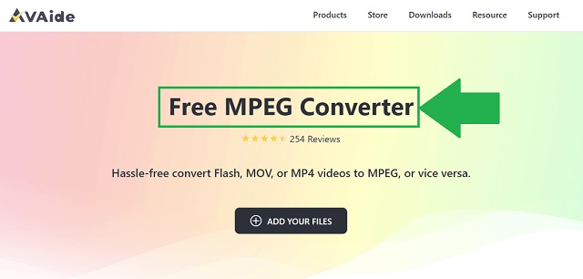 MPEG MP3 AVAide Ouvrir le site