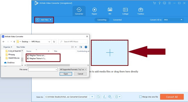 Transferencia OGG M4A AVAide