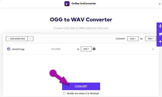 OGG WAV Online Uni