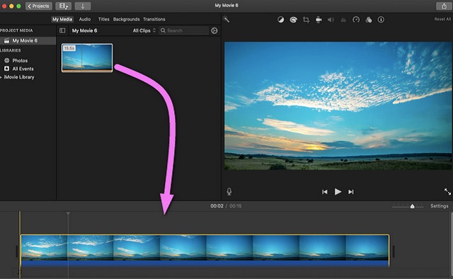 Reverse Video iMovie