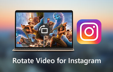 Rotera video för Instagram