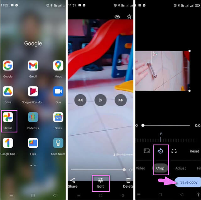 Rotatevid Android Zdjęcie