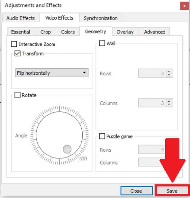 VLC-videotiedoston tallennus