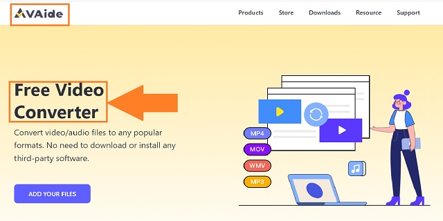 VOB MP3 AVAide Access Web