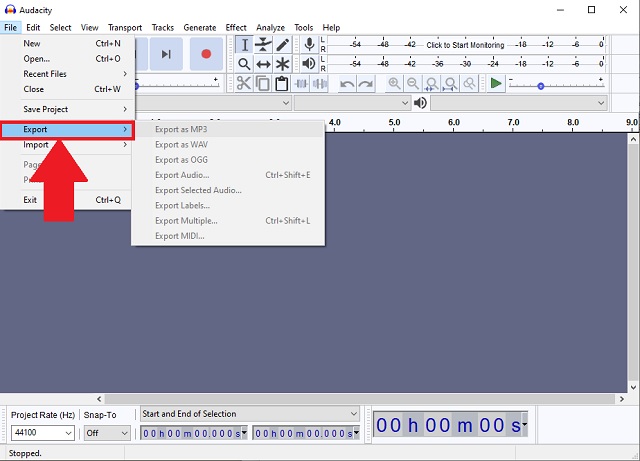 Convertir WAV MP3 Audacity