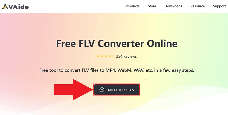 Converti M2TS in importazione FLV