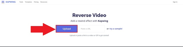 Kapwing Upload File