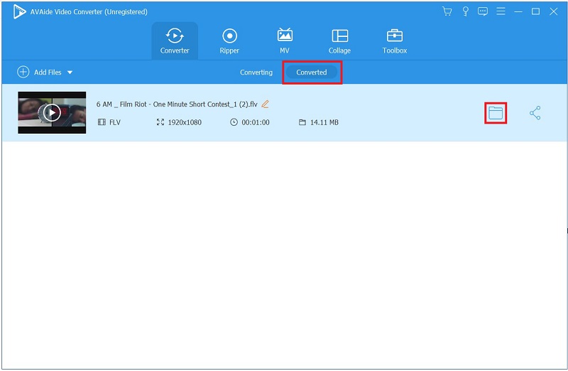 M2TSからFLVへのプレビューファイル