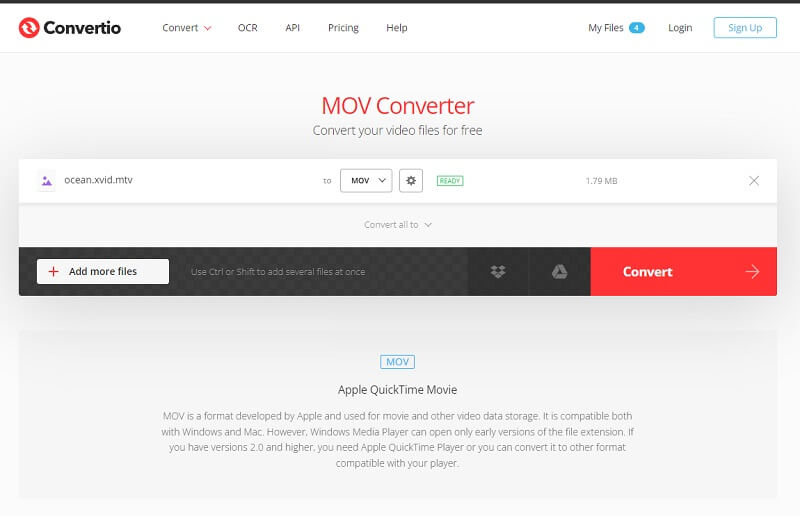 MTV MOV Convertio