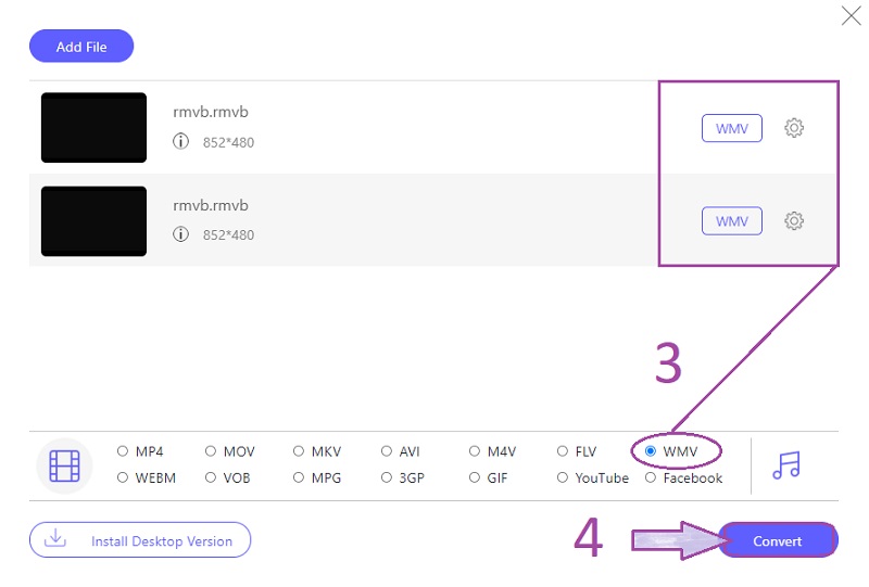 RMVB WMV Online Converter