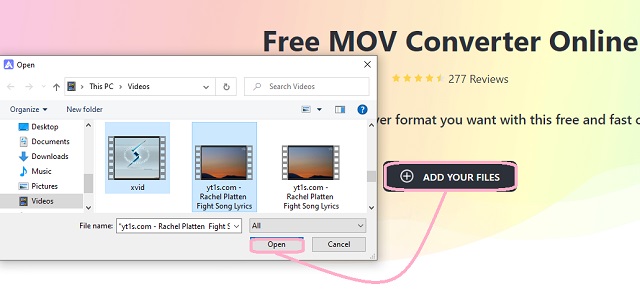 Xvid MOV przesyłanie online