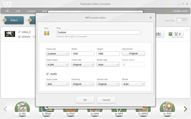 Kuvasuhde Converter Freemake