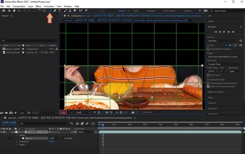 Pangkas Video After Effects Pangkas