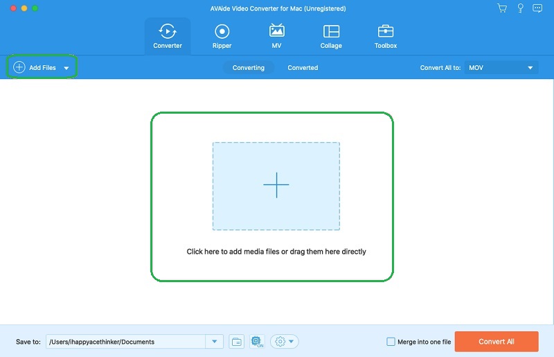 Pangkas Video QuickTime Muat Naik