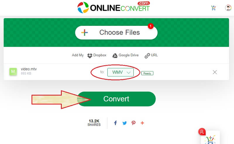 MTV WMV Online Converter