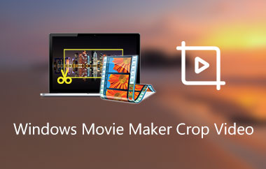 Windows Movie Maker ครอบตัดวิดีโอ